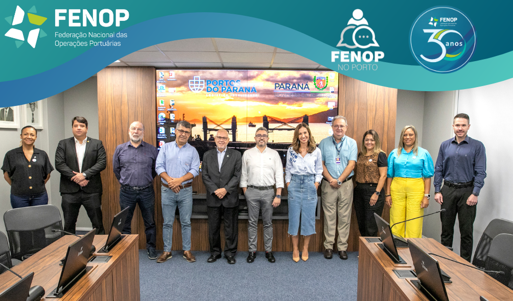 Leia mais sobre o artigo FENOP no PORTO começa 2024 com visita ao Porto de Paranaguá