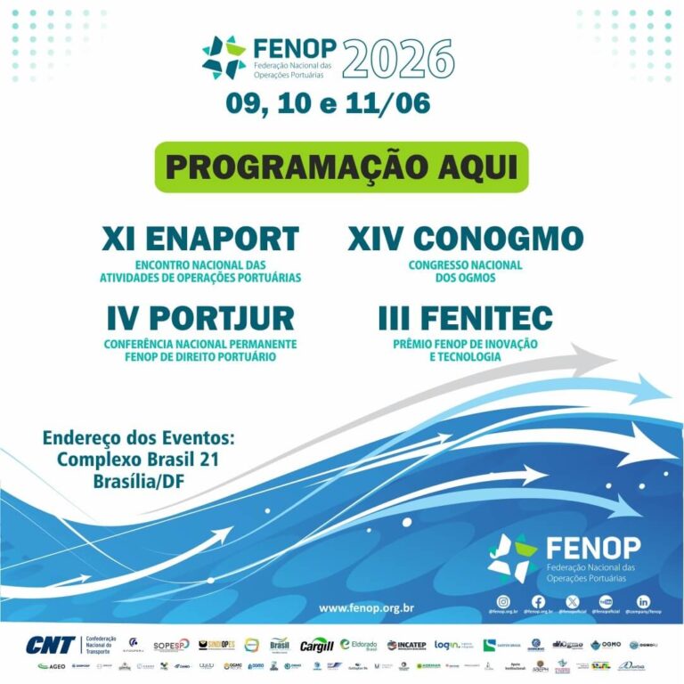 Leia mais sobre o artigo FENOP realiza um dos maiores eventos portuários do país em Brasília